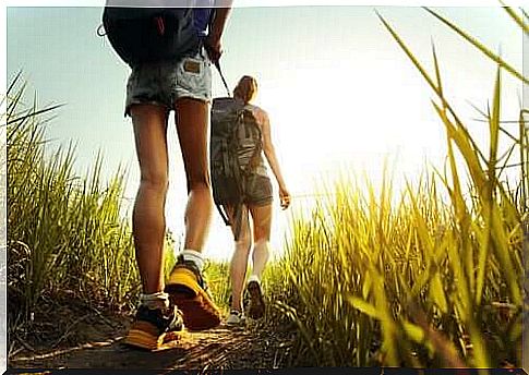 Two on a hike