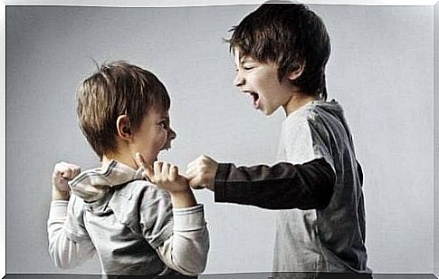 Children quarrel as an example of harassment in the family