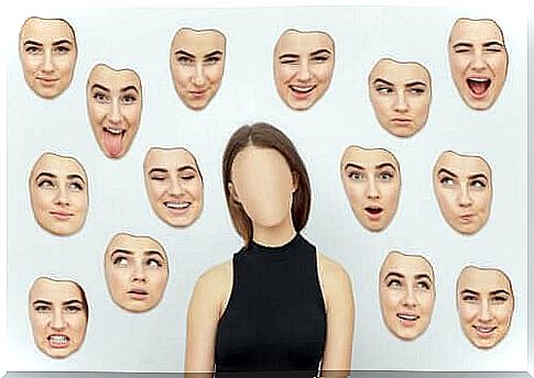 A woman with many faces to choose from